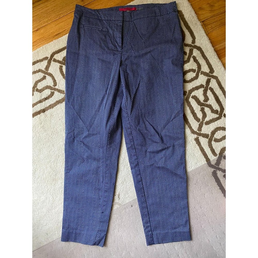 Essentials navy print pixie ankle pant size 10